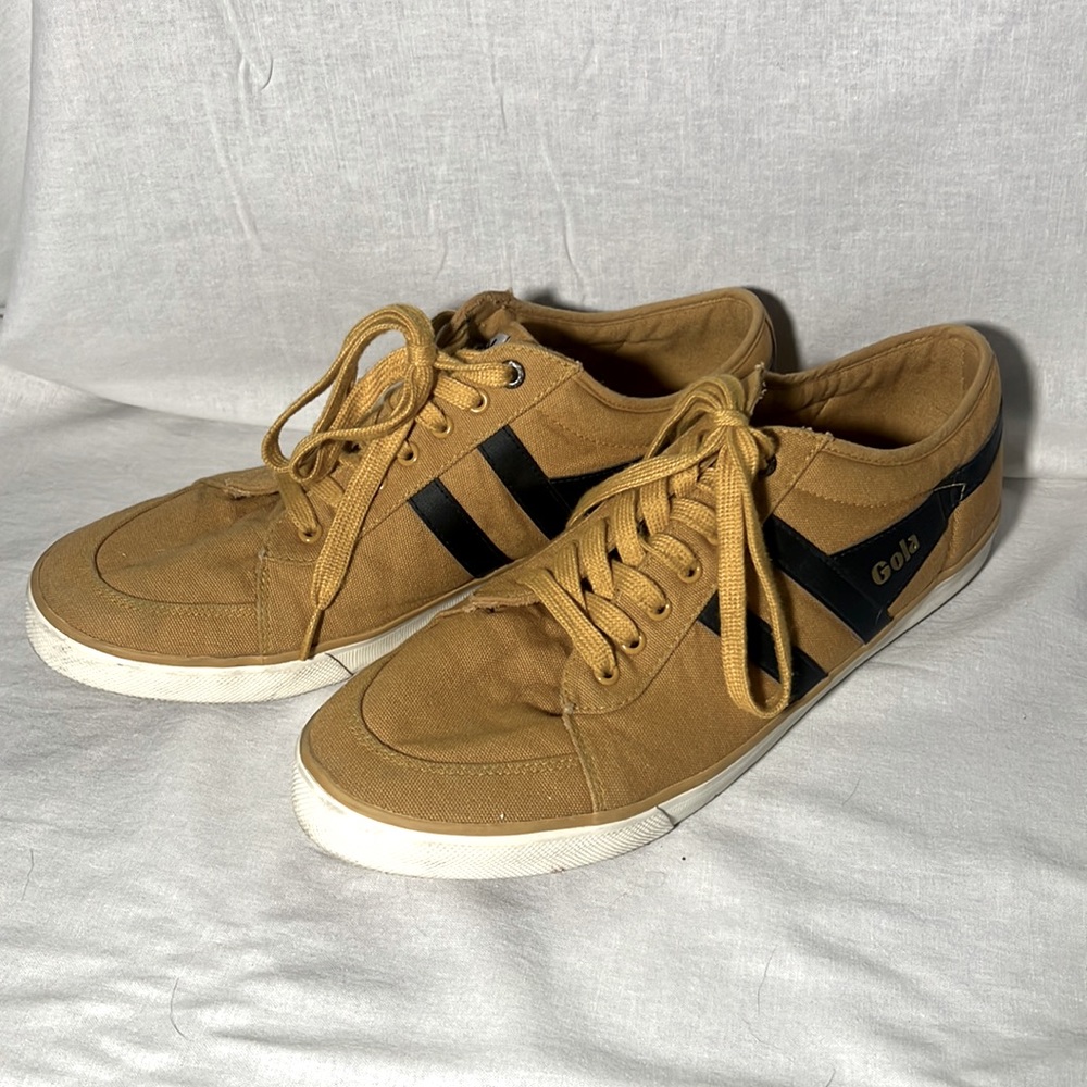 GOLA COMET CANVAS SNEAKER - YELLOW (Men’s Shoe US 12)
